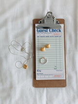 ハートマットピアス / [925silver] Lithumb heart matte earrings