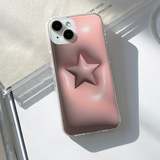 3Dスターフラワークッションスター携帯ケース
