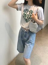 ロキシーハートクロップT