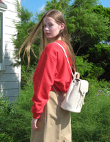 fle backpack - cream