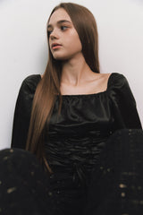 Corset Blouse Black