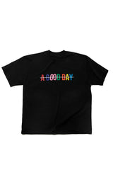 RAINBOW LOGO T-SHIRTS (BLACK) (6555020787830)
