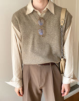 Ribbed Trim Vest (6593864040566)