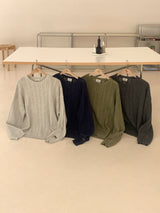 [Bellide made] Caramel Loose Fit Long Round Knitwear
