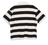 No.0176 R カラーストライプハーフTシャツ