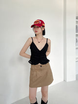 カートミニスカート/Cart Mini Skirt (3color)