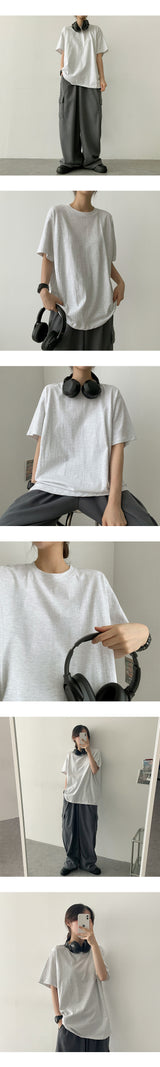 スタンダードベーシックプレーン半袖Tシャツ