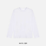 Perfect Semi Overfit Cotton Long Sleeve T Shirt (10color)