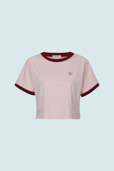 コントラストレグランクロップTシャツ