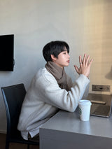 ルイスオーバーサイズニットウェア / Louis Mohair Oversized Knitwear (5 colors)