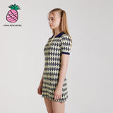 アーガイルニットワンピース/ARGYLE KNIT DRESS