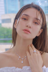 フェミニン ソリティア リング / Feminine Solitaire Ring (silver)