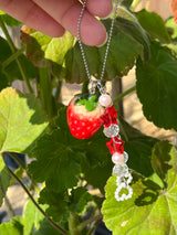 ストロベリーレッドキーリング / MADE strawberry red Keyring