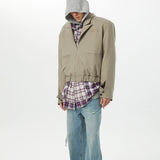 big shoulder zipper blazer (6612893991030)