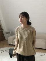 ポリートワインディングラウンドニット