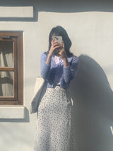 ディアスプリングフラワーバンディングロングスカート / Dear Spring Flower Banding Long Skirt (3 colors)