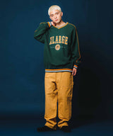 パイピングVネックスウェット / PIPING V NECK SWEAT