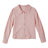 CHECK PUFF SHIRT_PINK (6600105689206)