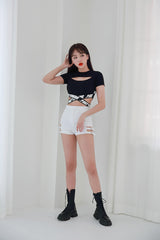 パーティー半袖Tシャツ / TOP(7878) Party X Top
