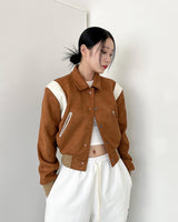 STACK LOGO VARSITY JACKET