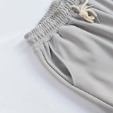 LMN Winter Spandex Napping Banded Cargo Wide Pants (4 colors)