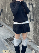 ミックスフードスウェットシャツ / Mixed hooded sweatshirt.