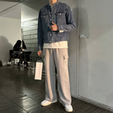 セミオーバーチャイナデニムジャケット / LMN Semi-Overs China Denim Jacket (blue)