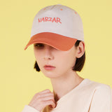 Scribble Two Tone 5panel Cap Beige/Orange
