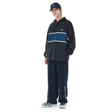 DOT LOGO EMB HALF ZIP-UP