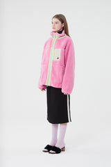 チェリーポケットフリースジャンパー / CHERRY POCKET FLEECE JUMPER [PINK]