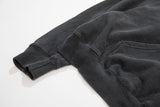headache hoodie (washed black) (4602058506358)