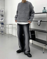 ブラッシュウールラグランニット/CR Brush Wool Raglan Knit (4 colors)