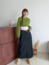 ブロッケンドウロングスカート/no.3429 Broken Dough Long Skirt
