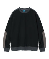 ノベルティエルボーカットスウェットシャツT61/Novelty Elbow-Cut Sweatshirt T61 Black