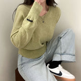 ソフトVネックニットウェア / [Bellide made] Soft V-neck knitwear