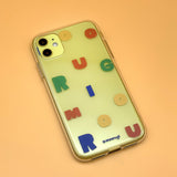 ari pattern jellycase (iphone case) (6638905426038)