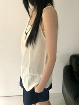 Kayu Vintage Gemstone Leather Necklace