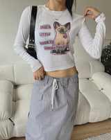 キャッツスリムTシャツ / Cats Slim T-shirt (3color)