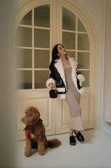 ストライプアウトニットドレス / Stripe Out Knit Dress