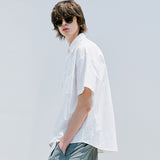 2ND タイプトラッカーナイロンシャツ / 2ND TYPE TRUCKER NYLON SHIRT WHITE