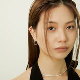 インバランスストーンイヤーカフ / imbalance stone earcuff