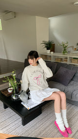 ピンクリボンスウェット