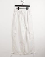 Liverd Cargo Pocket Washing Linen Two-Way Jogger Wide Pants