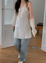 GL Cable Ribbon Knit Bolero Cardigan (3color)
