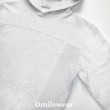 ディバイディドショートフーディー_light melange