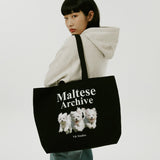 マルチーズアーカイブエコバッグ / Maltese archive ecobag