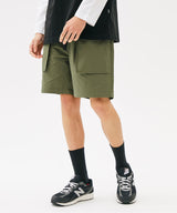 SIDE FLAP POCKET SHORTS (BLACK) (6585208930422)
