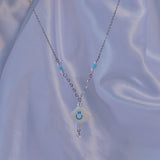 Sky Cloud Holographic Gemstone Necklace