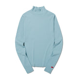 CHERRY BASIC HALF NECK T-SHIRT [LIGHT MINT]
