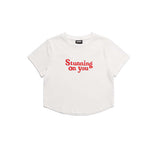 スタニング クロップ T / CHARMS STUNNING CROP T WH